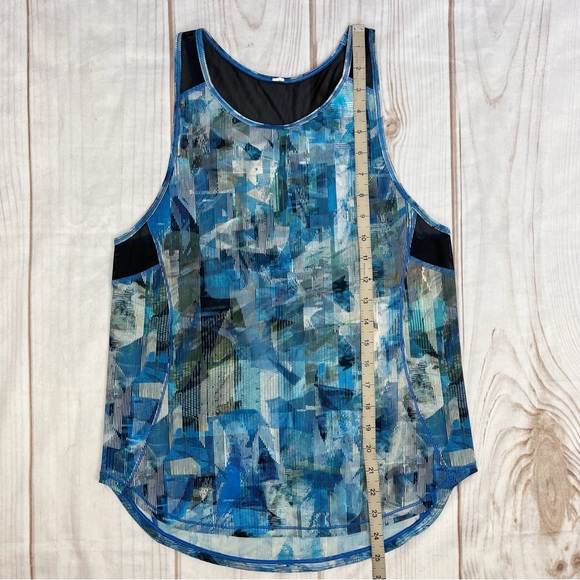 Lululemon Sculpt Tank II Sun Dazed Multi Blue Sz 6 - Picture 10 of 12